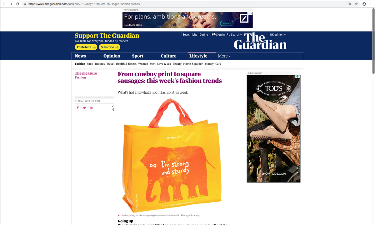 Susan Robertson Sainsburys Bags-Guardian-What's-Hot