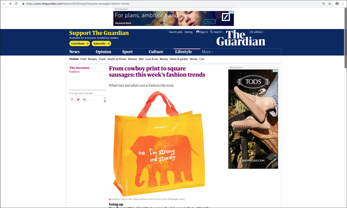 Sainsburys reusable shopping discount bags